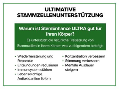 Unterstützung des natürlichen Selbstheilungsmechanismus